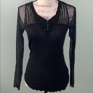 Denim & Supply Ralph Lauren long shear sleeve top